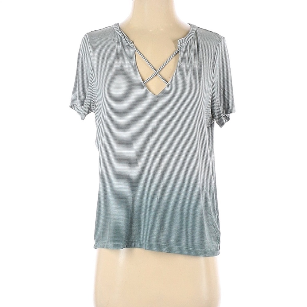 AMERICAN EAGLE OUTFITTERS striped ombre top